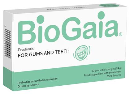 BioGaia Prodentis For Teeth & Gums Προβιοτικά 30 παστίλιες Μήλο από το Pharm24