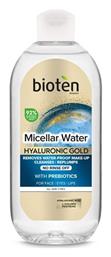 Bioten Micellar Water Ντεμακιγιάζ Hyaluronic Gold 400ml