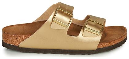 Birkenstock Arizona Birko-Flor Γυναικεία Σανδάλια Ανατομικά σε Χρυσό Χρώμα Narrow Fit από το ProjectShops