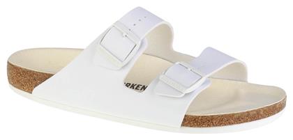 Birkenstock Arizona Birko-Flor Γυναικεία Σανδάλια σε Λευκό Χρώμα Regular Fit από το MybrandShoes