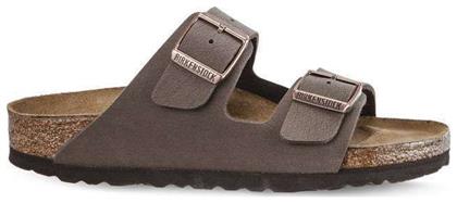 Birkenstock Arizona Birko-Flor Nubuck Γυναικεία Σανδάλια Ανατομικά Mocha Narrow Fit από το Plus4u