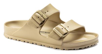 Birkenstock Arizona Eva Γυναικεία Σανδάλια Ανατομικά Glamour Gold Narrow Fit