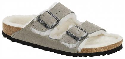 Birkenstock Arizona Sheep Γυναικεία Σανδάλια Ανατομικά σε Γκρι Χρώμα από το Z-mall