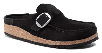 Birkenstock Buckley Δερμάτινα Ανατομικά Παπούτσια σε Μαύρο Χρώμα Narrow Fit