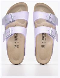 Birkenstock Δερμάτινα Γυναικεία Σανδάλια σε Μωβ Χρώμα Narrow Fit από το Z-mall