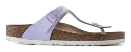 Birkenstock Gizeh Vegan Birko-Flor Nubuck Γυναικεία Σανδάλια Ανατομικά Lavender Fog από το ProjectShops