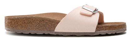 Birkenstock Madrid Δερμάτινα Γυναικεία Σανδάλια Ανατομικά Light Rose