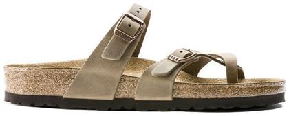 Birkenstock Mayari Oiled Leather Δερμάτινα Γυναικεία Σανδάλια σε Καφέ Χρώμα