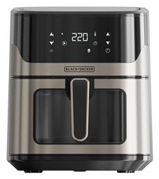 Black & Decker ES9730070B Air Fryer 6.5lt Ασημί