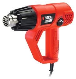 Black & Decker Πιστόλι Θερμού Αέρα 2000W με Ρύθμιση Θερμοκρασίας εως και 600°C