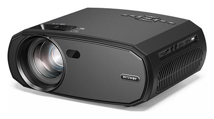 BlitzWolf BW-VP13 Projector Τεχνολογίας Προβολής LCD Λάμπας LED και Φωτεινότητα 6000 Ansi Lumens με WiFi Μαύρος