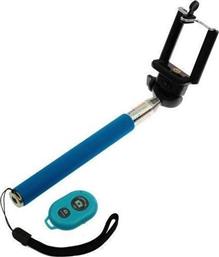 Blun Tripod Selfie Stick με Bluetooth Μπλε από το Public
