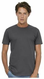 B&C E190 Ανδρικό Διαφημιστικό T-shirt Κοντομάνικο Dark Grey