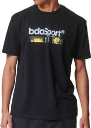 Body Action Ανδρικό T-shirt Κοντομάνικο Μαύρο από το E-tennis