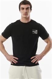 Body Action Ανδρικό T-shirt Μαύρο με Στάμπα από το Outletcenter