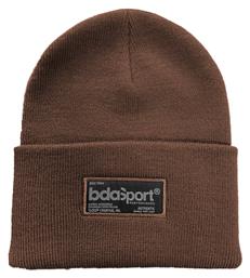 Body Action Beanie Unisex Σκούφος Πλεκτός σε Καφέ χρώμα από το Z-mall