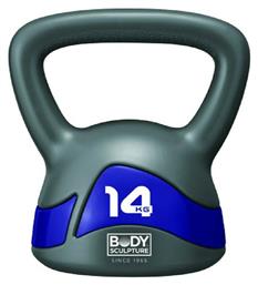 Body Sculpture BW-117 Kettlebell από PVC 14kg Γκρι