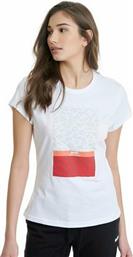 BodyTalk 1211-907428 Γυναικείο Αθλητικό T-shirt Λευκό από το Plus4u