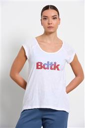 BodyTalk 1231-901228 Γυναικείο Αθλητικό T-shirt Λευκό από το Plus4u