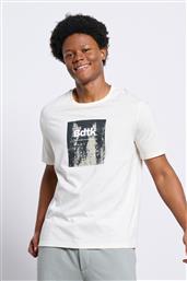 BodyTalk Ανδρικό T-shirt Κοντομάνικο Εκρου από το Zakcret Sports