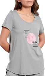 BodyTalk Γυναικείο Αθλητικό T-shirt Γκρι από το Plus4u