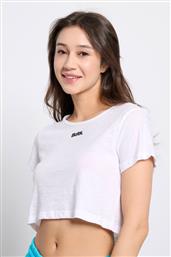 BodyTalk Γυναικείο Crop T-shirt Λευκο από το Plus4u