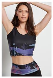 BodyTalk Γυναικείο Crop Top Αμάνικο Καλοκαιρινό Μαύρο από το Outletcenter