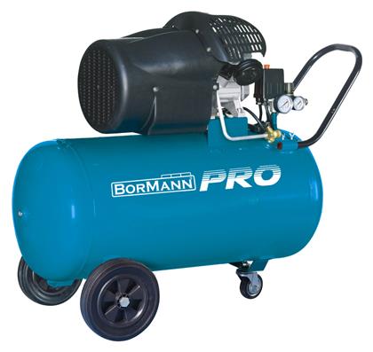 Bormann Pro BAT5040 Μονοφασικό Κομπρεσέρ Αέρος με Ισχύ 3hp και Αεροφυλάκιο 100lt