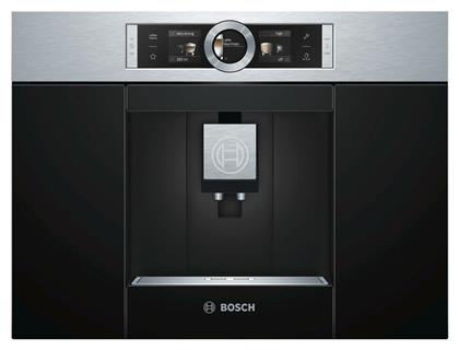 Bosch CTL636ES1 Αυτόματη Μηχανή Espresso Εντοιχιζόμενη 1600W Πίεσης 19bar για cappuccino με Μύλο Άλεσης Μαύρη