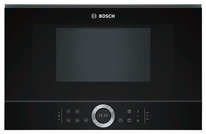 Bosch Εντοιχιζόμενος Φούρνος Μικροκυμάτων 21lt Μαύρος