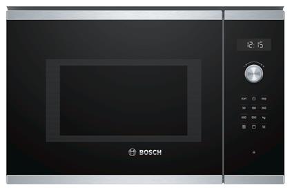 Bosch Εντοιχιζόμενος Φούρνος Μικροκυμάτων με Grill 25lt Μαύρος