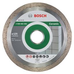 Bosch Πλακιδίων Διαμαντέ Standard Ceramic 125mm 2608602202 125mm 1τμχ