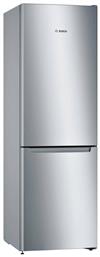 Bosch Ψυγειοκαταψύκτης 282lt NoFrost Υ176xΠ60xΒ66εκ. Inox