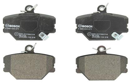 Bosch Σετ Τακάκια Εμπρός 4τμχ για Smart ForTwo 2008-2014