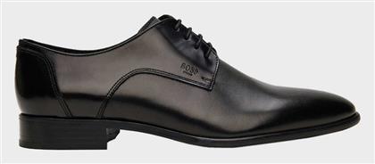 Boss Shoes Δερμάτινα Ανδρικά Σκαρπίνια Black Spazz Point από το Karakikes