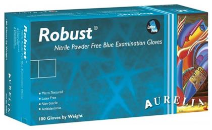Bournas Medicals Robust Γάντια Νιτριλίου Χωρίς Πούδρα σε Μπλε Χρώμα 100τμχ από το Medical
