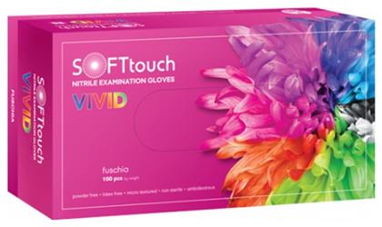 Bournas Medicals Touch Vivid Γάντια Νιτριλίου Χωρίς Πούδρα σε Φούξια Χρώμα 100τμχ από το Medical