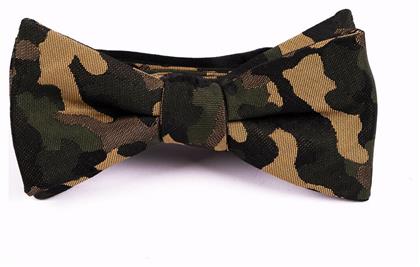 Bow tie in silk jacquard από το Silenzio