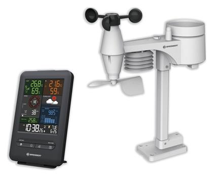 Bresser Beaufort 5-in-1 Weather Centre 7002525 Ασύρματος Μετεωρολογικός Σταθμός Ψηφιακός Επιτραπέζιος Μαύρος