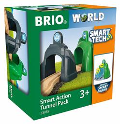 Brio Toys Smart Tech Action Τούνελ Σιδηρόδρομου από Ξύλο για 3+ Ετών από το Plus4u