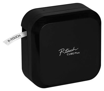 Brother P-touch CUBE Plus PT-P710BT Ηλεκτρονικός Ετικετογράφος Χειρός σε Μαύρο Χρώμα