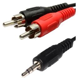 Cable 3.5mm male - 2x RCA male 1.5m (30183A)