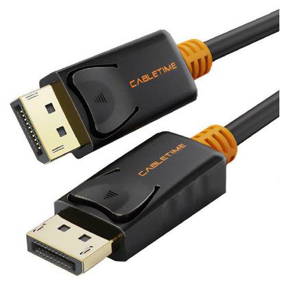 Cabletime Cable DisplayPort male - DisplayPort male 4K 4.5m Μαύρο από το Public