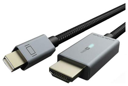 Cabletime Cable mini DisplayPort male - HDMI male με LED 4K 1.8m Μαύρο