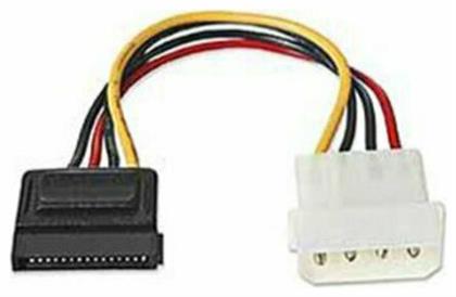 Cablexpert 4-Pin Molex male - 15-Pin Sata female Cable 0.5m (CC-SATA-PS) από το e-shop