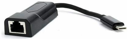 Cablexpert A-CM-LAN-01 USB-C Αντάπτορας Δικτύου για Ενσύρματη σύνδεση Gigabit Ethernet