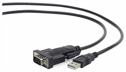 Cablexpert Καλώδιο USB-A σε RS232 9-pin male 1.5m Μαύρο από το Public