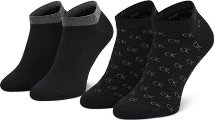 Calvin Klein Ανδρικές Κάλτσες με Σχέδια Μαύρες 2Pack