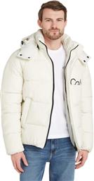 Calvin Klein Ανδρικό Χειμωνιάτικο Μπουφάν Λευκό από το Modivo