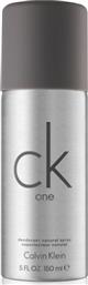 Calvin Klein CK One Deodorant Spray 150ml από το Attica The Department Store